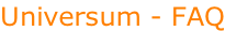 Universum - FAQ