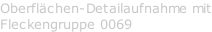 Oberflächen-Detailaufnahme mit Fleckengruppe 0069
